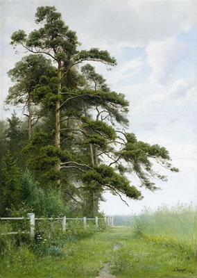At the edge of the woods by Alexei Alexandrovich Pisemsky - Auction record, sale price, and art valuation. Compare with similar artists and explore comparable artworks.