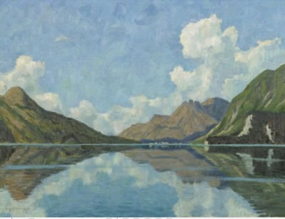 Silsersee bei Maloja.