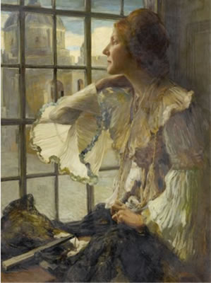 Sample artwork by Robert Burns (1869 - 1941), known for painting - View similar artists and auction records