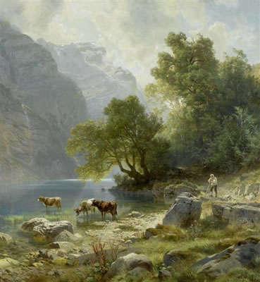 Klönsee in the Glarner alps.