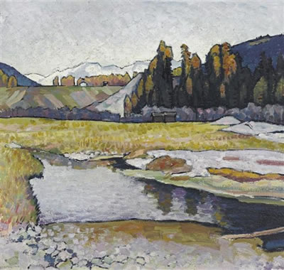 Mountain landscape at a lake by Eduard Stiefel - Auction record, sale price, and art valuation. Compare with similar artists and explore comparable artworks.