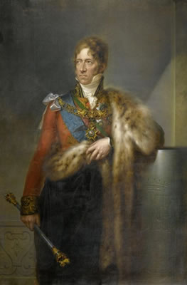 Portrait of Ernst Friedrich Herbert, Count zu Münster with the Lord Lieutenant's Ceremonial Mace in his Hand. by Peter Eduard Stroely - Auction record, sale price, and art valuation. Compare with similar artists and explore comparable artworks.