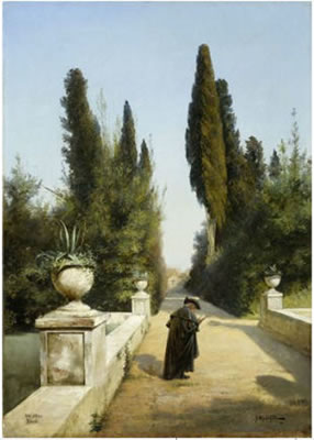 Sample artwork by Vassily Pawlowitsch Schreiber (1850 - after 1880), known for figure, genre, landscape painting - View similar artists and auction records