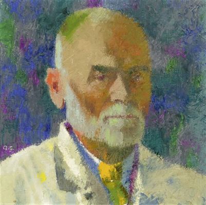 Portrait of Augusto Giacometti: Selbstbildnis. 1945. (Self portrait)