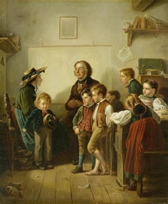 The first school lesson