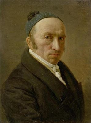 Portrait of Wolfgang Adam Topffer: Self-portrait. 1832