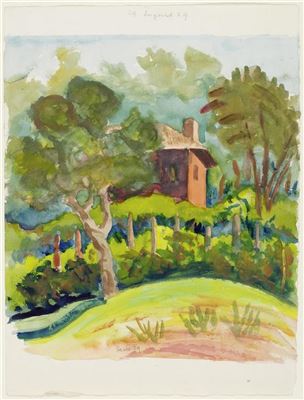 Montagnola .1929 by Hermann Hesse - Auction record, sale price, and art valuation. Compare with similar artists and explore comparable artworks.