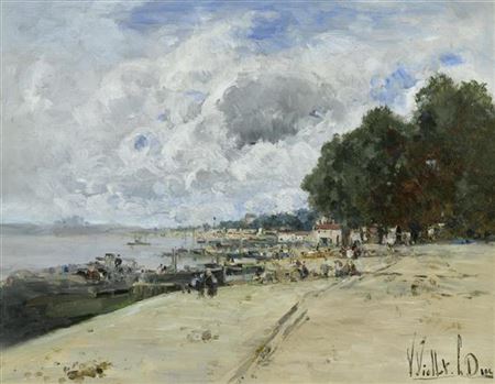 Le Quai de Bercy on the Seine in Paris.
