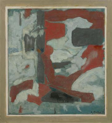 Abstrakte Komposition F 5. 1971.