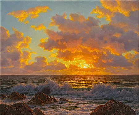 Sunset over the Adriatic