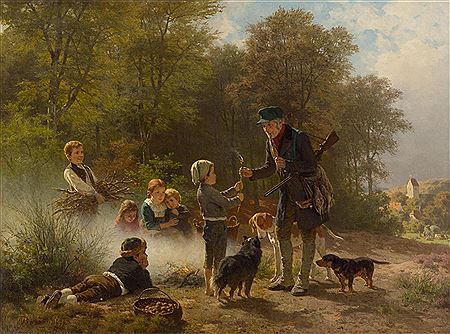 Potatoes by the fire, 1879