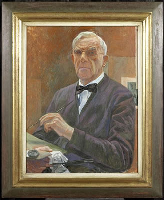 Portrait of Paul Bodmer: Selfportrait