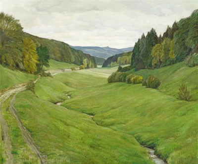Landschaft mit einem Bach. 1927. by Willy Ter Hell - Auction record, sale price, and art valuation. Compare with similar artists and explore comparable artworks.