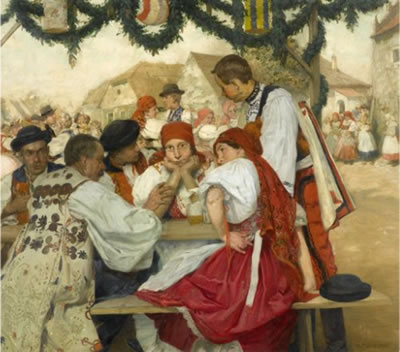 Peasant wedding.
