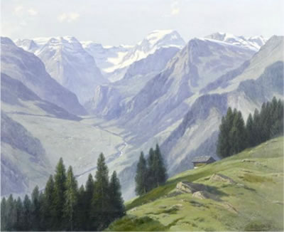 View of the Glarner alps: Tödi mit Berghütte. by Jakob Edwin Bachmann - Auction record, sale price, and art valuation. Compare with similar artists and explore comparable artworks.