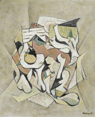 Composition. by Tonio Ciolina - Auction record, sale price, and art valuation. Compare with similar artists and explore comparable artworks.