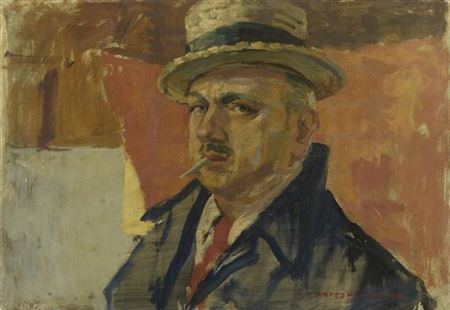 Portrait of Marco Novati: Self portrait. 1949