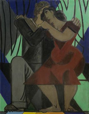 Le couple. 1952 by Georges Dessoulavy - Auction record, sale price, and art valuation. Compare with similar artists and explore comparable artworks.