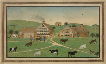Idyllic landscape. 1893