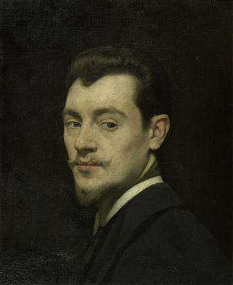 Portrait of Maurice Grun: Self-portrait