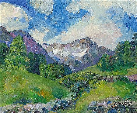 Lower Engadine. 1944th by Edgar Vital - Auction record, sale price, and art valuation. Compare with similar artists and explore comparable artworks.