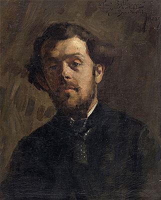 Portrait of an artist friend. 1889