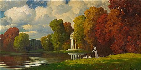 Vesta Temple in the English garden