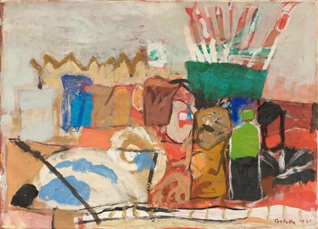 Still life in the workshop. 1961