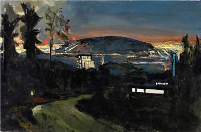 Vue de Los Angeles, Baldwin Hills et la colline d'Hollywood by Pierre Sicard - Auction record, sale price, and art valuation. Compare with similar artists and explore comparable artworks.