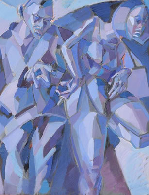 Nu sur fond bleu by Marek Piotrowski - Auction record, sale price, and art valuation. Compare with similar artists and explore comparable artworks.