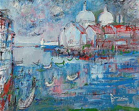 Sample artwork by Mario Bonamici (1912 - 2012), known for painting - View similar artists and auction records