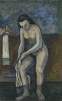Femme à sa toilette