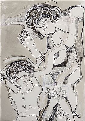 Sample artwork by Simone Picciotto (Born 1930), known for painting - View similar artists and auction records