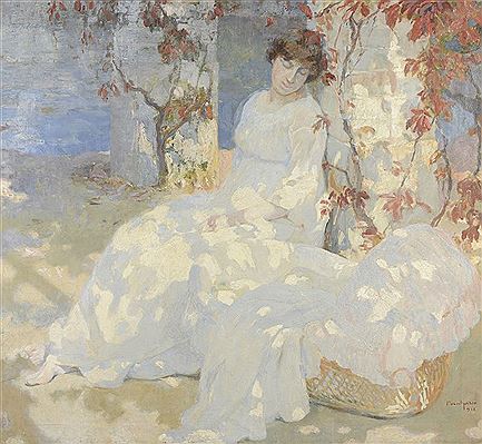 Sample artwork by Frans Van Holder (1882 - 1919), known for portrait, genre and landscape painting - View similar artists and auction records