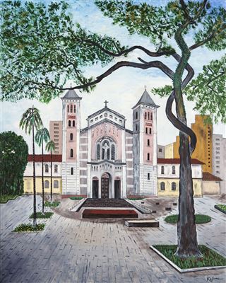 Igreja Matriz Sagrada Família - Praça Cardeal Arcoverde de São Caetano do Sul by Yasuichi Kojima - Auction record, sale price, and art valuation. Compare with similar artists and explore comparable artworks.