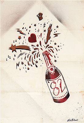 Garrafa de Champanhe by Alex Vallauri - Auction record, sale price, and art valuation. Compare with similar artists and explore comparable artworks.