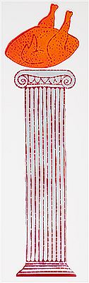 Frango Assado sobre Coluna Grega by Alex Vallauri - Auction record, sale price, and art valuation. Compare with similar artists and explore comparable artworks.