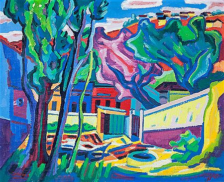 Paisagem com Casas e Árvores by Inima De Paula - Auction record, sale price, and art valuation. Compare with similar artists and explore comparable artworks.