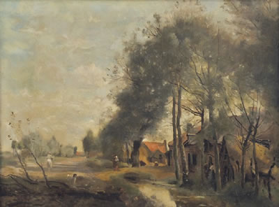 The Sin-le-noble Road near Douai (After Corot)