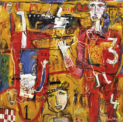 Gunlines No. 4 2003 by Peter Stephenson - Auction record, sale price, and art valuation. Compare with similar artists and explore comparable artworks.