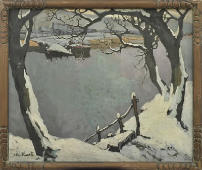 Sample artwork by Joseph van Hooste (1884 - 1940), known for painting - View similar artists and auction records