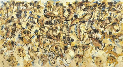 Golden Ochre Landscape