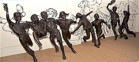 Sample artwork by David Bromley (Born 1960), known for nude female figure and pop culture painting, pottery - View similar artists and auction records