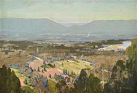 The Valley, Kalorama (the Dandenongs) by Charles F Mudie - Auction record, sale price, and art valuation. Compare with similar artists and explore comparable artworks.