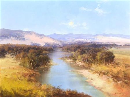 Sample artwork by Chris Kandis (Born 1966), known for landscape painting - View similar artists and auction records