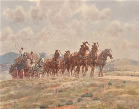 Sample artwork by Allan T Bernaldo (1900 - 1988), known for painting - View similar artists and auction records