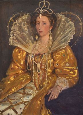 Queen Elizabeth and the Amethyst 1915