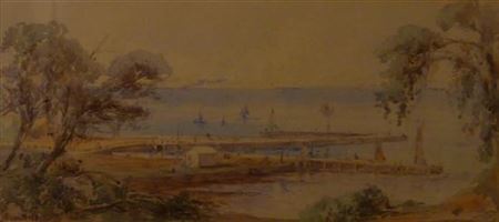 Sample artwork by Charles S Bennett (1869 - 1920), known for painting - View similar artists and auction records