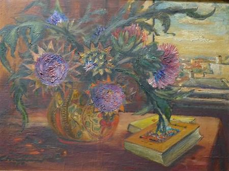 SCOTCH THISTLE by Karlis Mednis - Auction record, sale price, and art valuation. Compare with similar artists and explore comparable artworks.