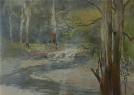 KING PARROT CREEK, FLOWERDALE by Reg Cox - Auction record, sale price, and art valuation. Compare with similar artists and explore comparable artworks.